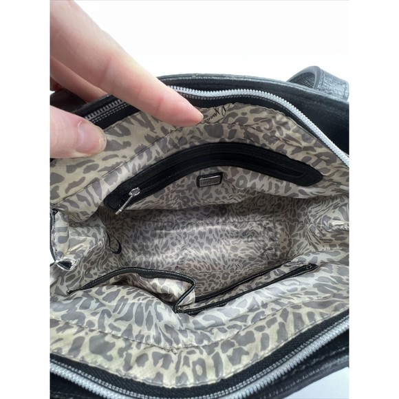 NEW Guess Disco Queen Black Multi Shoulder Bag Handbag Purse VY439406 Zipper - Picture 7 of 10